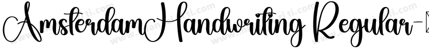 AmsterdamHandwriting Regular字体转换 AmsterdamHandwriting Regular字体转换
